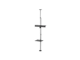 Equip TV állvány - 650621 (37&quot;-70&quot; álló, forgatható, állítható magasság, Max.:30kg, ezüst)