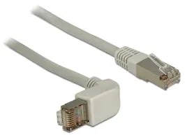 Delock kábel RJ45 Cat.6 SSTP szögletes / egyenes 0,5 m (83524)