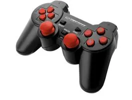 ESPERANZA GAMEPAD PS3/PC USB TROOPER FEKETE/PIROS (EGG107R)