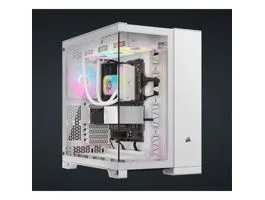 CORSAIR 6500X Tempered Glass Mid-Tower számítógépház, fehér