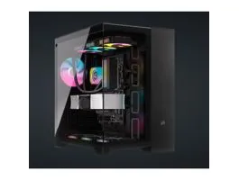 CORSAIR 6500X Tempered Glass Mid-Tower számítógépház, fekete