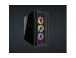 CORSAIR iCUE 5000D RGB Airflow számítógépház, fekete