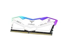 RAM TeamGroup T-Force Delta RGB DDR5 6400MHz CL40 32GB Kit2(2x16GB) White