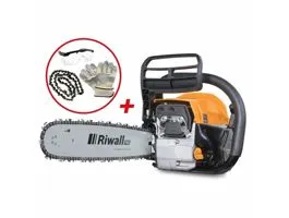 Riwall RPCS 5140 SET 49 cm3 motorral és ajándék tartozékokkal benzinmotoros láncfűrész