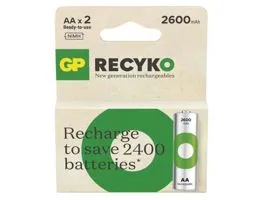 GP ReCyko NiMH Akkumulátor HR6 (AA) 2600mAh 2db