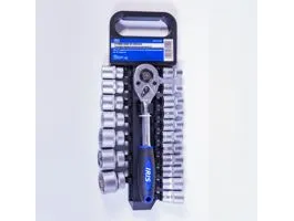 IRIS TOOLS SS-019-020 19 darabos dugókulcs készlet racsnis karral 1/2&quot;