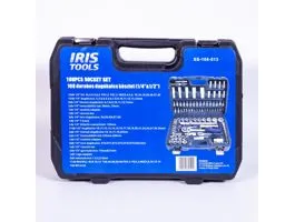 IRIS TOOLS SS-108-013 108 darabos dugókulcs készlet (1/4&quot;1/2&quot;)