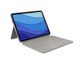 Logitech 920-010172 Combo Touch iPad Pro 11&quot; 1/2/3/4 gen homok billentyűzetes tablet tok