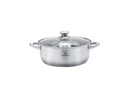 Berlinger Haus BL-3308A Satin Gourmet Line 20 cm fedővel, alacsony lábas