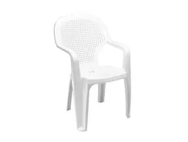 FLAIR Chicago 60430 magas támlás fehér kerti szék