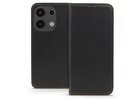 Smart Pro Flip bőrtok - Xiaomi Redmi Note 13 4G - fekete