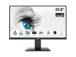 MSI 23,8&quot; PRO MP2412 FHD VA 100Hz HDMI/DP fekete Business monitor