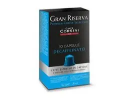 Caffécorsini KÁVÉKAPSZULA NESPRESSO KOMPATIBILIS KOFFEINMENTES GRAN RISERVA DECAFFEINATED (DCC432)