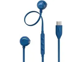 JBL T 305 C BLU vezetékes USB C mikrofonos kék fülhallgató