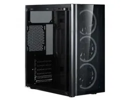 Spire SP-EW7022G/WU3-3RGB Fekete/RGB  (Táp nélküli) ATX ház