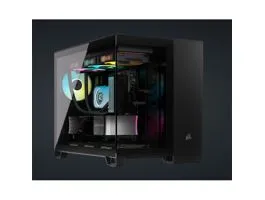 CORSAIR 2500X Tempered Glass mATX Mid-Tower számítógépház, fekete