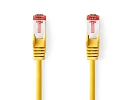 NEDIS CAT6 hálózati kábel RJ45 Dugasz RJ45 Dugasz S/FTP 0.25 m Kerek LSZH Sárga Label (CCGL85221YE025)