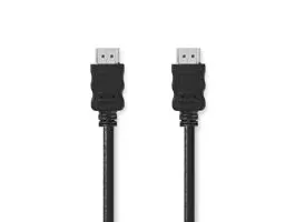 NEDIS Nagy Sebességű HDMI  kábel Ethernet HDMI Csatlakozó HDMI Csatlakozó 4K@30Hz ARC 10.2 Gbps 15.0 m Kerek PVC Fekete