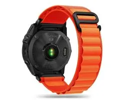 Garmin Fenix 3 / 5X / 3HR / 5X Plus / 6X / 6X Pro / 7X nylon óraszíj - Tech-Protect Nylon Pro - narancs