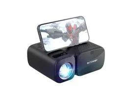 BlitzWolf BW-V3 Wi-Fi + Bluetooth fekete mini LED projektor