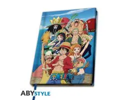 One Piece &quot;Straw Hat Crew&quot; A5 jegyzetfüzet