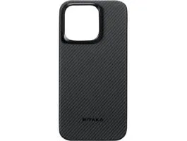 Pitaka 129608 600D iPhone 15 fekete/szürke aramid hátlap