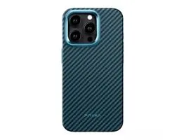 Pitaka 129776 1500D iPhone 15 Pro kék aramid/TPU hátlap