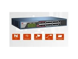 Hikvision Switch PoE - DS-3E0326P-E (24 port 100Mbps, 370W, 2 port 1000Mbps combo, L2)