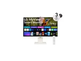 LG Monitor 32&quot; Smart - 32SR85U-W (IPS, 16:9, 3840x2160, 5ms, 400cd, HDMI, USBx3, USB-C, BT, Spkr, webOS, Wifi, Airplay)