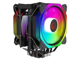 Rampage CPU Cooler - OCTAGON C60 (max dB, 96,84 m3/h, 4 pin csatlakozó, 2x12cm, A-RGB, LED)