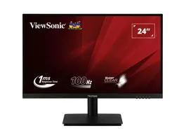 ViewSonic Monitor 23,8&quot; - VA2406-H (VA, 16:9, 1920x1080, 4ms, 250cd/m2, D-sub, HDMI, VESA)