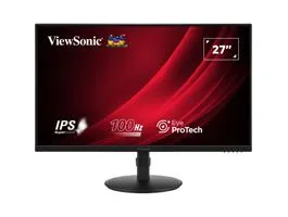 ViewSonic Monitor 27&quot; - VA2708-HDJ (IPS, 100Hz 16:9, FHD, 99% sRGB, 5ms, 250cd/m2, D-sub, HDMI, DP, VESA, mag.áll. forg)