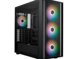 COOLER MASTER Ház ATX MasterBox 600, 4db ARGB Ventilátor, Tápegység nélkül, Üvegfalú, fekete