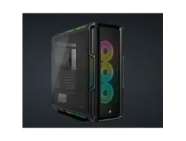 CORSAIR Ház iCUE 5000T RGB, 3xLL120 RGB Ventillátorral + Commander Core XT, Tápegység nélkül, Edzett Üveg, fekete