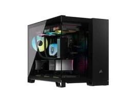 CORSAIR Ház iCUE LINK 2500X RGB, 2x RX120 RGB Ventilátor, Tápegység nélkül, Edzett Üveg, fekete