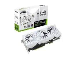 VGA ASUS NVIDIA RTX 4070 Ti SUPER 16GB GDDR6X - TUF-RTX4070TIS-O16G-BTF-WHITE