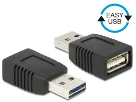 Delock EASY-USB 2.0-A apa  USB 2.0-A anya adapter (65520)