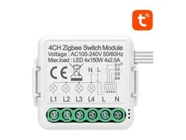 Zigbee Switch Module 4 gang Avatto N-ZWSM01-4 (AEF360650)