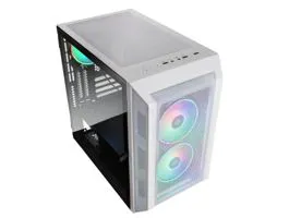 Számítógépház Kolink Citadel Mesh RGB mATX Edzett üveg Fehér (CITADEL MESH RGB WHITE)