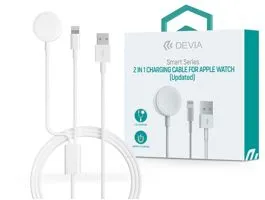 Devia mágneses töltőkábel Apple Watch órához + USB-A - Lightning kábel - Devia Smart Series 2in1 Charging Cable for Appl