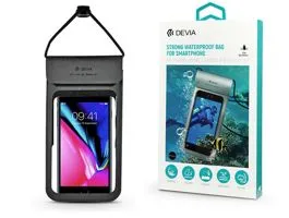 Devia univerzális vízálló védőtok max. 7&quot; méretű készülékekhez - Devia Strong Waterproof Bag For Smartphone - fekete