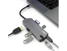 NextOne PD-PRO-HUB USB-C Pro többportos szürke adapter