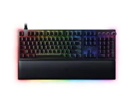 Razer Huntsman V2 UK fekete (analog switch) gamer billentyűzet