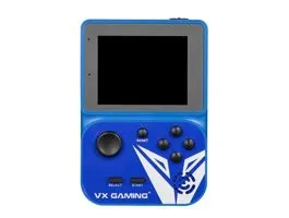 GP VX Gaming Új kézi Retro játék állomás 4 GB Micro SD-vel - kék