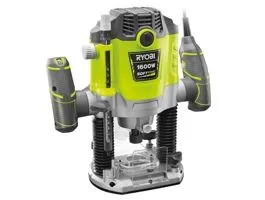 Ryobi 1600W felsőmaró, 5x penge tartozék, koffer - RRT1600-K