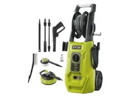 Ryobi 1800W magasnyomású mosó 140bar, adapterekkel+terasztisztító - RY140PWA-P