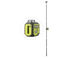 Ryobi 360° Zöld vonallézer teleszkóppal - RB360GLL-K