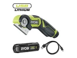 Ryobi 4V USB Lithium daraboló, 1x 2,0 Ah akkumulátor, töltő - RCT4-120G