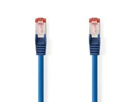 NEDIS CAT6 hálózati kábel RJ45 Dugasz RJ45 Dugasz S/FTP 3.00 m Kerek LSZH Kék Label (CCGL85221BU30)