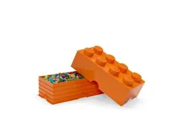 LEGO STORAGE BRICK 8 tárolódoboz 12,1 literes, narancssárga 40041760